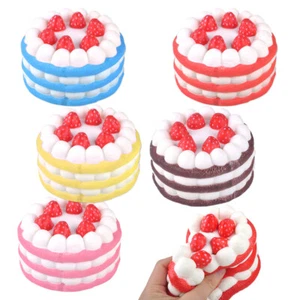 11.5cm Squishy Brot Erdbeere Incense DrUcken langsam Steigend Geburtstag Toy le - Zdjęcie 1 z 11
