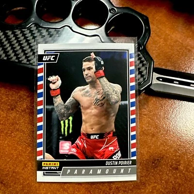 2022 Panini UFC Paramount /700 VIP Member Exclusive Dustin Poirier 1st Print - Image 1 of 2