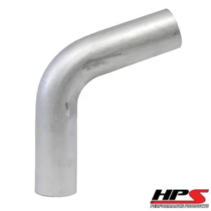HPS 2.25" OD 70 Degree Bend 6061 Aluminum Elbow Pipe 16 Gauge w/ 2-1/4" CLR - Bild 1 von 3