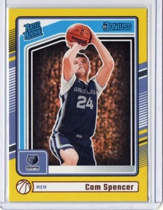 2024-25 Panini Donruss - Rated Rookie Cam Spencer #235 Yellow Flood (RC) - Picture 1 of 2