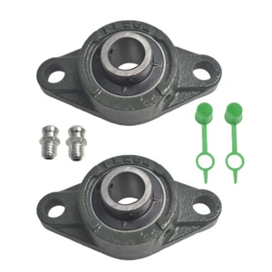 2pcs UCFL204 Flanged Pillow Block Bearing 3/4" Bore Mounted Solid Base - Picture 1 of 4