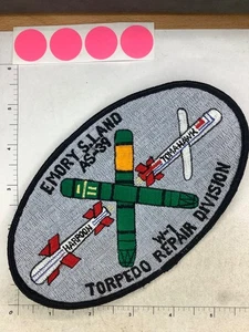 JAPANESE MADE US NAVY EMORY ISLAND TORPEDO REPAIR DIVISION PATCH - Bild 1 von 2