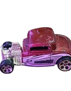 1998 HOT WHEELS FIRST EDITIONS  '32 FORD COUPE BURGUNDY METAL FLAKE DIE CAST CAR - Picture 1 of 4