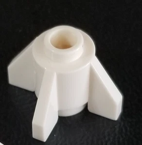 LEGO 1x1 Brick Round with Fins Part 4588 / 52394 White - Picture 1 of 1