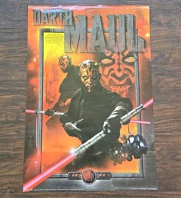 Póster Star Wars 1999 Episodio 1 Darth Maul Sith # 1800 24" x 36" - Enrollado Foto 1 de 4