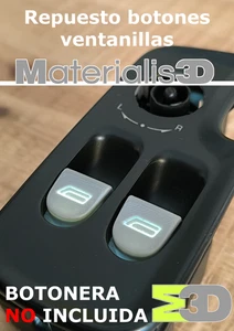 Botones elevalunas Alfa Romeo GT y 147 ( 4 uds ) Color negro - Imagen 1 de 8