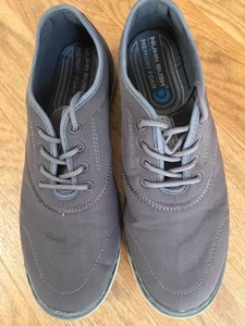 NUNN BUSH MEN'S GREY GYM SHOES 12 M MEMORY FOAM INSOLES LACE-UP - Picture 1 of 7