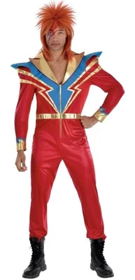 Amscan Men's Glam Rock Jumpsuit Costume (1 Piece) - Great for Halloween 2XL XXL - Image 1 of 2