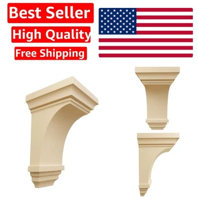 Mini Ménsula de Madera Jefferson en Arce - Soporte Decorativo para Mostradores y Estantes Foto 1 de 4