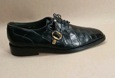 David Eden Genuine Animal  Leather Men's Black  Dress Shoes US Size 10.5  - Image 1 of 4