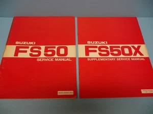 Suzuki FS50 Shop Service Workshop Manual Book FS 50 SCOOTER with Supplement - Bild 1 von 4