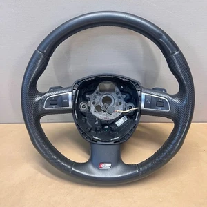 AUDI Q7 A6 S6 SPORT S-LINE 2009-2015 VOLANTE CUERO 4F0419091DP OEM - Imagen 1 de 17