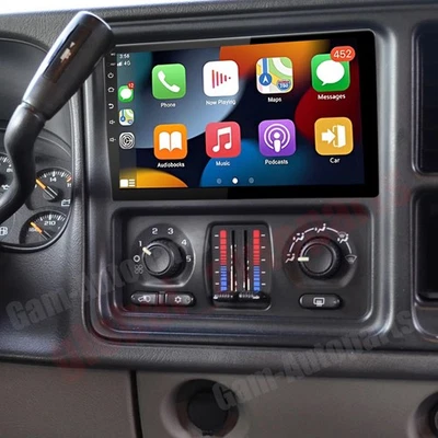 For Chevrolet Silverado 1500 2500 1999-2006 GPS Stereo Radio Navi Apple Carplay - Image 1 of 4