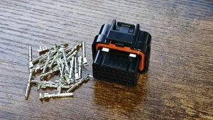 AMP Superseal Connector Kit 34 pin Connector + Terminals FULL SET For Haltech - Picture 1 of 2