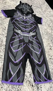 Marvel Avengers Black Panther Boys One Piece Pajamas size M 8/10 bodysuit - Picture 1 of 6