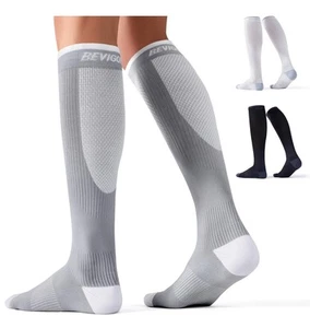 3pairs Compression Socks for Women Men 15-20mmHg Circulation Athletic Cushion... - Picture 1 of 7