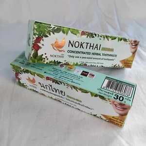 Pasta de dientes Nok Thai Herbal Teeth 5 estrellas 4A blanqueadora concentrada 2X30 g.THAI. - Imagen 1 de 4