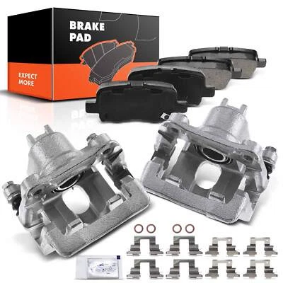 6x Pinzas de freno traseras + Pastillas de freno para Honda Pilot 2003-2008 Acura MDX 2001-2006 Foto 1 de 4