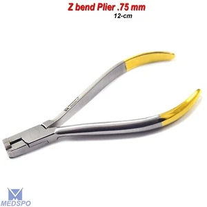 Orthodontic Z-Bend Plier TC .75mm Arch Wire Step Bending Detailing Loop Forming - Picture 1 of 5