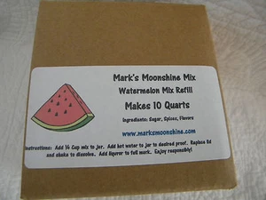 Mark's Moonshine Wassermelonenmischung Nachfüllpackung ergibt 10 Quart selber machen! WUNDERBAR!! - Bild 1 von 2