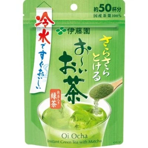 ITOEN Oi Ocha Green Tea Powder with Matcha 40 g 50 cups Direct From Japan - Picture 1 of 11