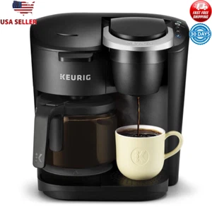 Einzelportion Kaffeemaschine 12 Tassen Karaffe K-Tasse Gemahlener Kaffee 60 Unzen Reservoir Neu - Bild 1 von 10