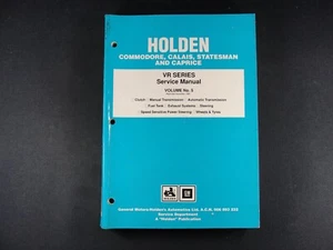 HOLDEN VR SERIES Service Manual Vol No 5 - Picture 1 of 8