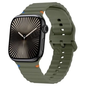 Silicone Strap Band For Apple Watch Ultra 2 45/46/49mm Series 10 9 8 7 6 5 4 SE - Picture 1 of 93