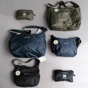 Montbell Nylon Pocketable Light Shoulder Messenger Bag Outdoor Large-Capacity - Picture 1 of 21