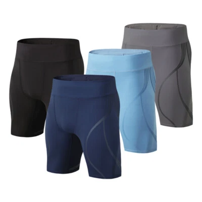Men's Compression shorts Sport Tights Shorts for Running Workout Training - Image 1 of 4