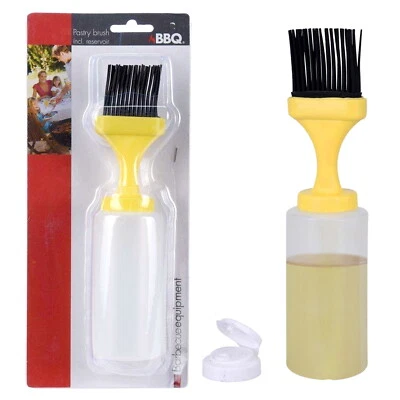 Silicone Basting Brush Bottle Baking Grilling Pastry BBQ Oil Pastry Brush BBQ  - Image 1 of 4