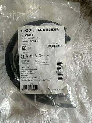 EPOS Sennheiser ADAPT SC 130 USB Mono Headband Computer Headset in Black 508314 - Image 1 of 3