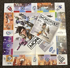 Monopoly Gamer: OVERWATCH Collector's Edition Game Board ONLY approx 17" x 17"  - Picture 1 of 5