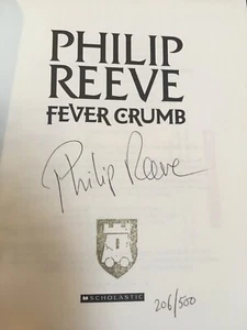 Fever Crumb, signed By Philip Reeve, Numbered And Stamped.1st/1st - Bild 1 von 2