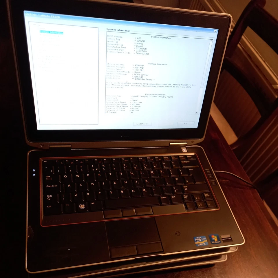 Dell Latitude E6320 Laptop Core i3 2nd Gen. For parts (Ref: C2Ca3). - Image 1 of 3