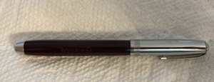 Vintage 1940's Universal Pen G-50 Fountain Pen New York USA Brow & Silver Tone - Picture 1 of 6