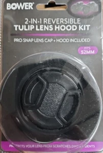 2in1 Reversible Tulip Lens Hood Kit by BOWER - Picture 1 of 2