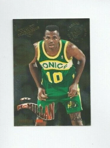 1994-95 Stadium Club NATE McMILLAN Super Skills Insert #10 Sonics - Image 1 of 1