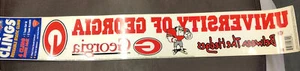 Vintage 1996 University of Georgia Bulldogs Decals / Window Clings NCAA R1 - Picture 1 of 6
