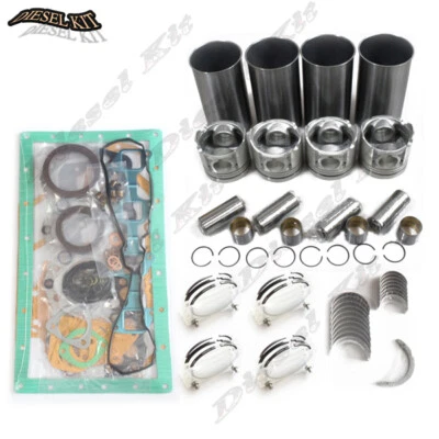 Mitsubishi 4D34T 3.9L Engine Rebuild Kit For Fuso Canter FE FG Trucks Excavator - Image 1 of 4