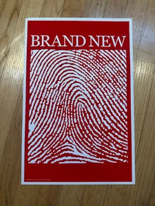 Brandneu Siebdruck Poster 11x18" 2012 Indie Rock Emo die Geschichte bisher - Bild 1 von 3