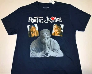 Tupac Shakur drei Posen Film Schauspieler Rap Ikone Legende T-Shirt Brandneu! KLEIN - Bild 1 von 1