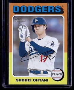 2024 Topps Heritage Orange Color Swap Variation #371 Shohei Ohtani - Bild 1 von 2