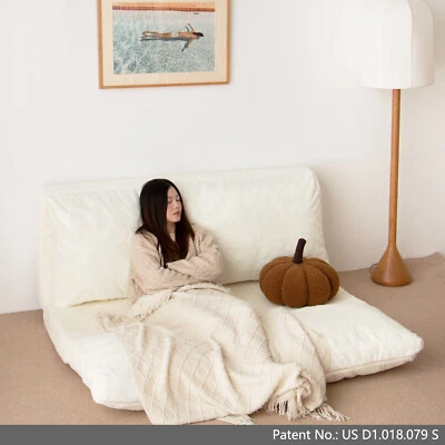 N&V Large Folding Mattress Sofa Bean Bag, Foam Filling Folding Mattress Sofa Bed - Image 1 of 4