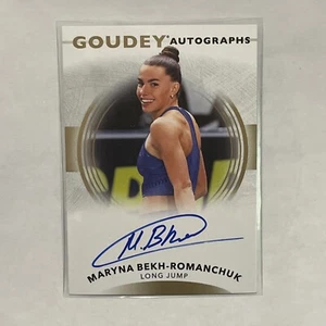 2022 Upper Deck Goodwin Champions Goudey Auto Maryna Bekh-Romanchuk #GA-MB Auto - Afbeelding 1 van 2