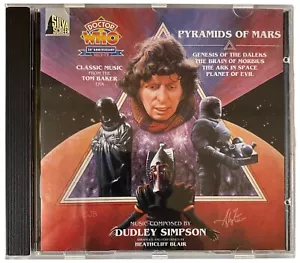 Doctor Who: Pyramids of Mars~Tom Baker Era Dudley Simpson 1993 Silva Screen CD - Picture 1 of 4