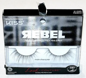 Kiss Rebel Eye Lash Couture voluminöse Shaggy Faux Nerz Effekt Hauptfigur - Bild 1 von 2