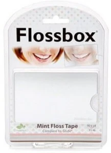 StaiNo Flossbox Mint floss Tape with Mirror 16.5 yd, 1 ea (Pack of 2) - Picture 1 of 1