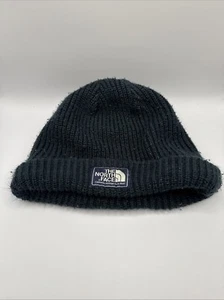 The North Face Black Beanie Hat One Size Lined Outdoor Mountain Sport Hiking - Picture 1 of 3