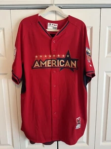Derek Jeter All Star Game Baseball Jersey Mens 48 Yankees 2014 ASG Majestic Sewn - Picture 1 of 6
